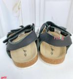  [13.5cm ; 15,5-16,5cm ; 18.5cm] Giày Sandal Bé Trai Nxt - Đen Đế Nâu 