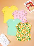  [8-9kg ; 11-14kg ; 16-18kg] Set 4 Áo Thun tay Ngắn Bé Gái ON - SA04 [Combo ngẫu nhiên] 