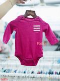  [3-6m] Bodysuit Tay Dài Bé Gái GP - Hồng Đậm 