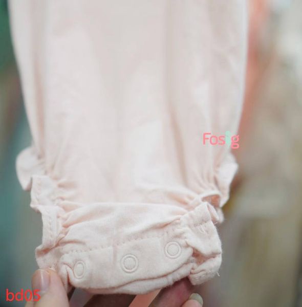  [3-6m] Bodysuit Cánh Tiên Bé Gái GP - Hồng Lâu Đài 