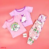  [0-12m; 4-5t ; 8t-16t] Set 2 Đồ Bộ Dài Bé Gái PL - Combo ngẫu nhiên 