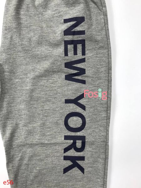  [22-50kg] Set Đồ Bộ Dài Bé Trai HM - Navy New York 