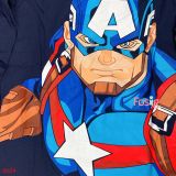  [37-53kg] Set Đồ Bộ Dài Bé Trai Avengers - Navy Captain 