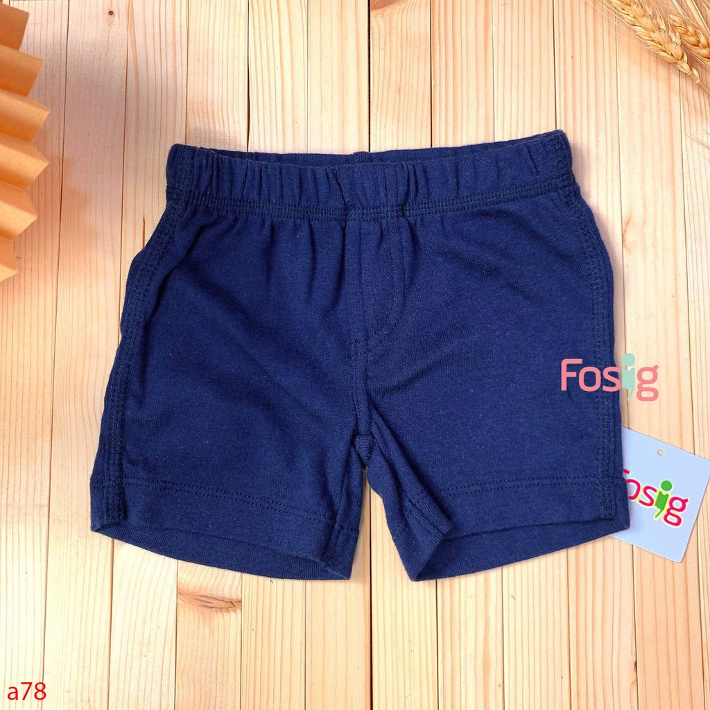  [6m-12m] Quần Short Bé Trai Cter - Navy Nhạt 