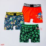  [16-20kg] Set 3 Quần Chip Boxer Bé Trai - Combo ngẫu nhiên 