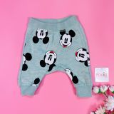  [0-2m] Quần Thun HM Unisex - Xanh Ngọc Mickey 