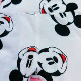  [5-6kg] Quần Thun HM Unisex- Trắng Mickey 