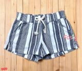  [26-43kg] Quần Short Bé Gái GB - Trắng Sọc Navy 