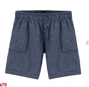  [6m-9m ; 4-5T] Quần Short Kate Bé Trai Cter - Navy Trắng 