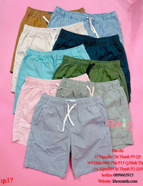  [XL 50-65kg] Quần Short Kaki Nam ON - Xanh Rêu Trơn 