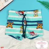  [9-12kg; 16-21kg] Quần Short Bơi Co Giãn Bé Trai HM140 - Sọc Xanh Chó 