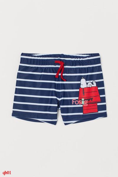  [11-15kg] Quần Short Bơi Co Giãn Bé Trai HM140 - Sọc Navy Snoopy 