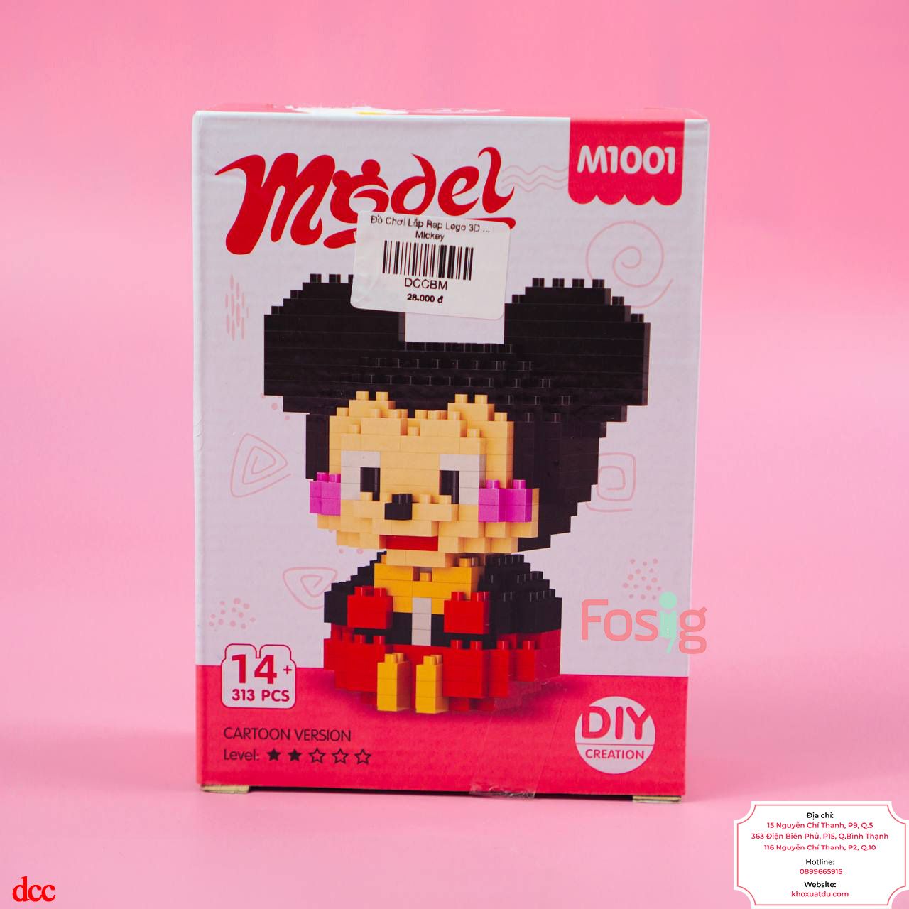  Đồ Chơi Lắp Ráp Lego 3D Cho Bé - Mickey 