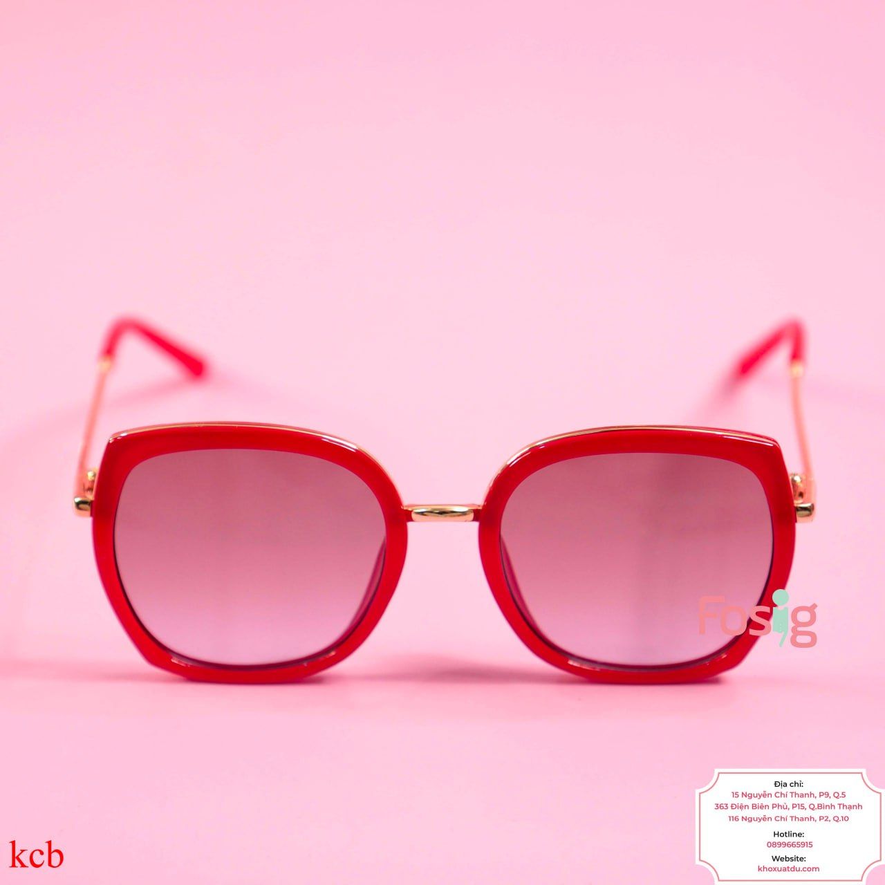 Mắt Kính Cho Bé Trai Unisex - Đỏ Vàng DV04