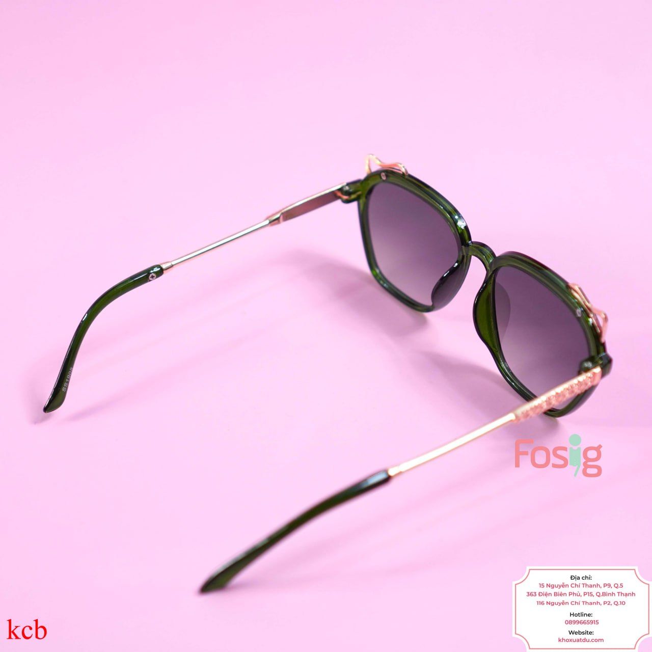  Mắt Kính Cho Bé Trai Unisex - Xanh Rêu XR02 