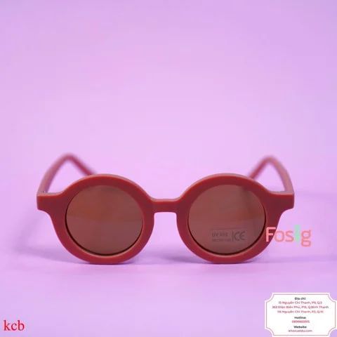 Mắt Kính Cho Bé Unisex - Nâu Đen ND02