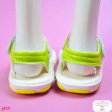  [10.5cm>] Giày Sandal Có Kèn Cho Bé Trai - Trắng Gấu Xanh Mi 