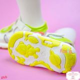  [10.5cm>] Giày Sandal Có Kèn Cho Bé Trai - Trắng Gấu Xanh Mi 