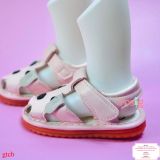  [11.5cm>] Giày Sandal Cho Bé Gái - Hồng Nhạt Chó 