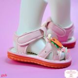  [10-12cm] Giày Sandal Cho Bé Gái - Hồng Carot 