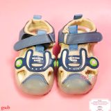  [12cm] Giày Sandal Cho Bé Trai - Xanh Xám Yicheng Kids 