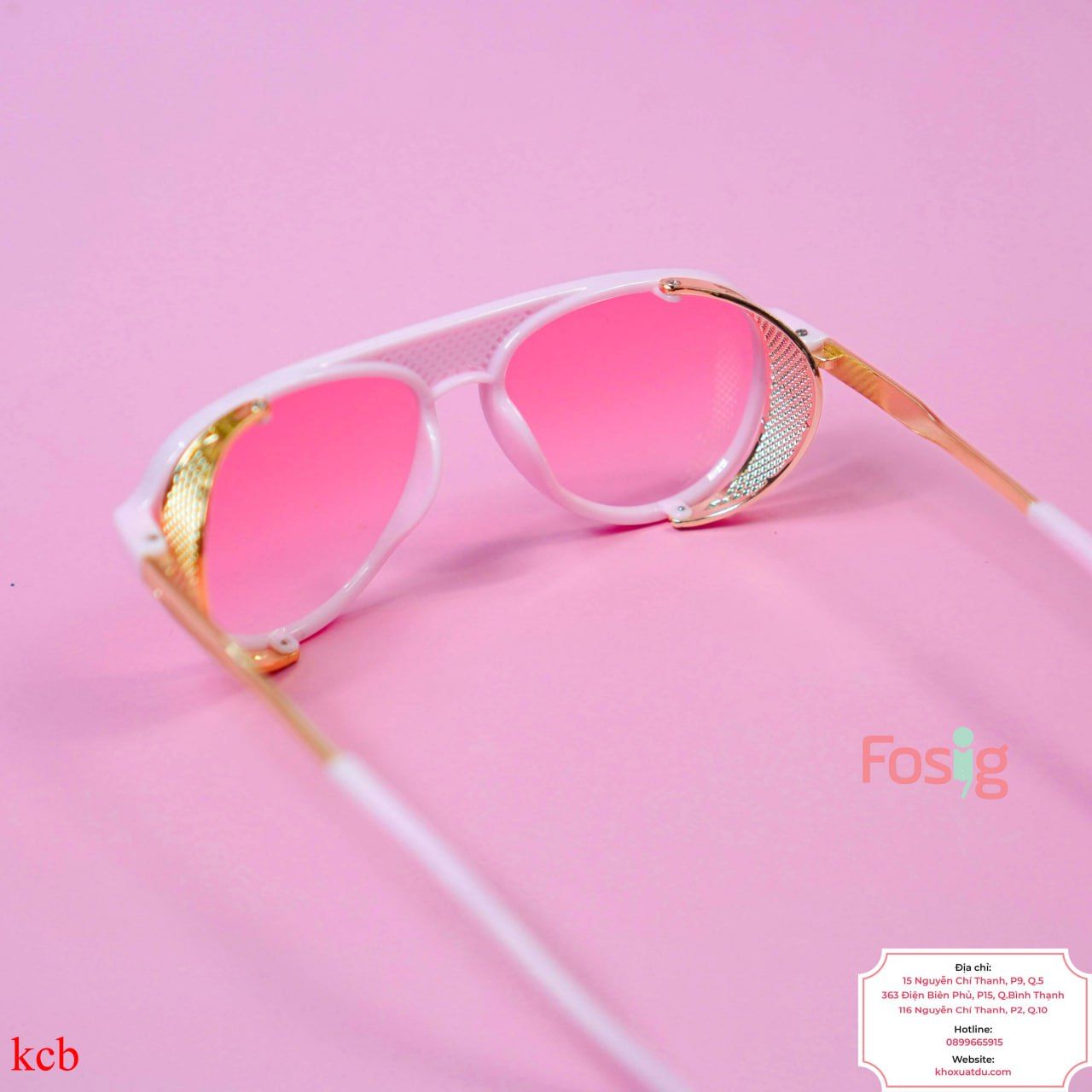 Mắt Kính Cho Bé Gái Unisex- Hồng Nhạt HN01