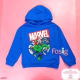  [11-13kg; 16-19kgkg] Áo Hoodie Nỉ PM Bé Trai - Xanh Dương Marvel 