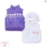  [3m-6m] Set 2 Áo Khoác Nỉ Gile Cter - Random 