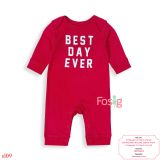  [0-6M] Romper Bé Trai ON - Đỏ Best 