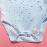  [9m-3T] Bodysuit Tay Dài Bé Trai Zra - Xanh Quái Vật 