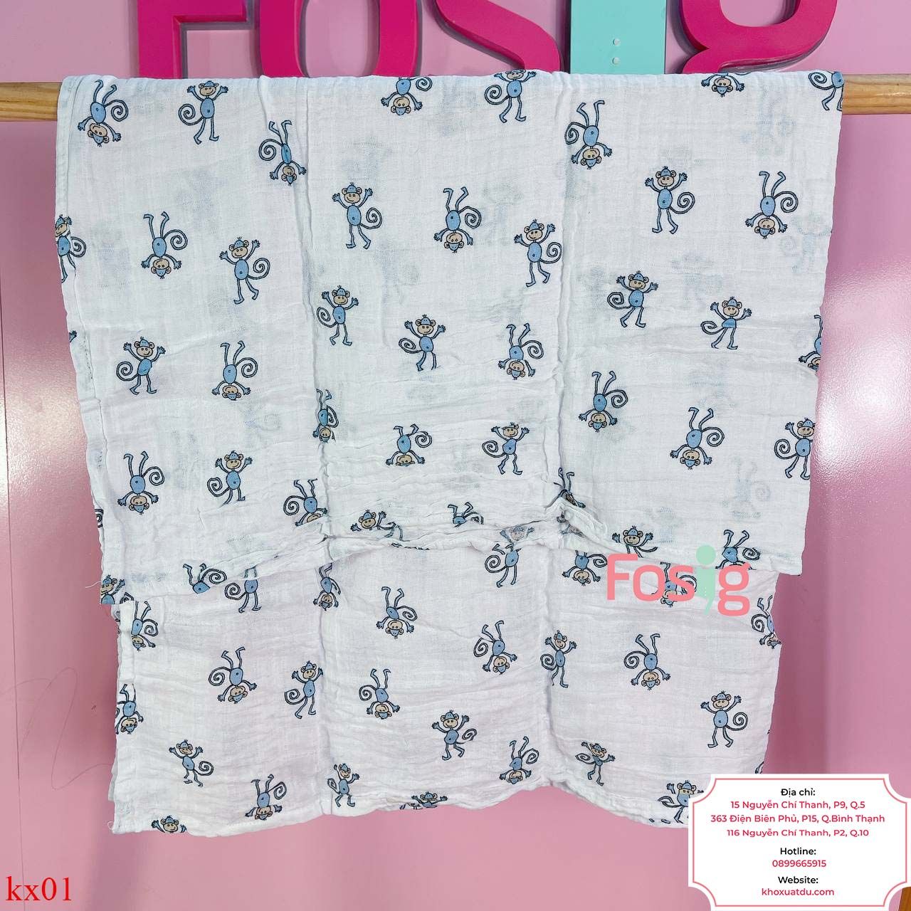  Khăn Xô Pigeon Cloth Unisex KX01 - Khỉ Xanh 