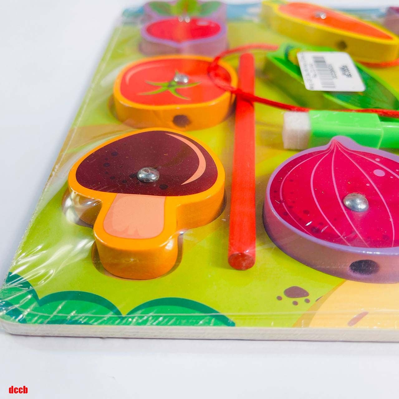 Bảng Gỗ Câu Hít Nam Châm Rau Củ Nhỏ