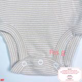  [0-24m] Bodysuit Tay Ngắn Bé Trai Cter50 - Sọc Nâu Thơm 