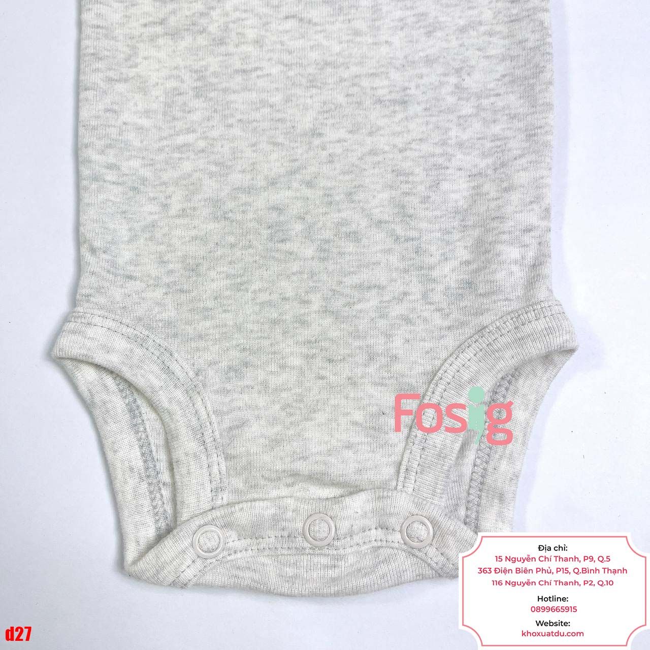  [NB ; 6-12M] Bodysuit Tay Ngắn Bé Trai Cter50 - Xám Thuyền Vàng 