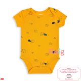  [0-24m] Bodysuit Tay Ngắn Bé Trai Cter50 - Vàng Voi Nhỏ 