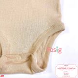  [0-24m] Bodysuit Tay Ngắn Bé Trai Cter50 - Nâu Hello 