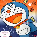  [7-17kg] Set Đồ Bộ Ngắn Thun Lạnh Bé Trai - Cam Doraemon 