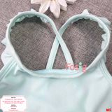  [12-14kg] Đồ Bơi CJ Bé Gái - Xanh Ngọc Trơn 