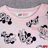  16kg - 26kg Set Đồ Bộ Ngắn HM Bé Gái - Hồng Minnie 