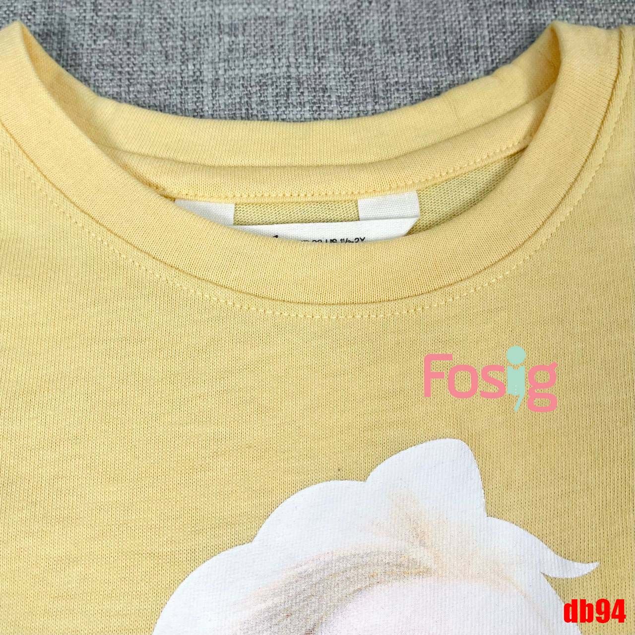 11kg - 13kg ; 21-23kg Set Đồ Bộ Ngắn HM Bé Gái - Vàng Nhạt Elsa Db94G