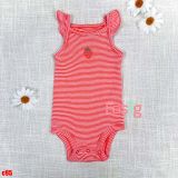  3m - 18m Bodysuit Cánh Tiên Bé Gái Cter50 - Sọc Cam Dâu 