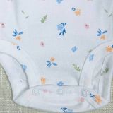  3m - 24m Bodysuit Cánh Tiên Bé Gái Cter50 - Trắng Hoa Màu Nhỏ 