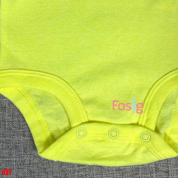  0-24m Bodysuit 3 Lỗ Bé Trai Cter50 - Dạ quang túi nhỏ 