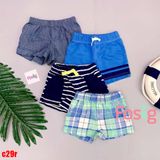  [3m-12m] Set 4 Quần Short Cter bé trai  - Combo ngẫu nhiên 