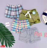  [3m-12m] Set 4 Quần Short Cter bé trai  - Combo ngẫu nhiên 