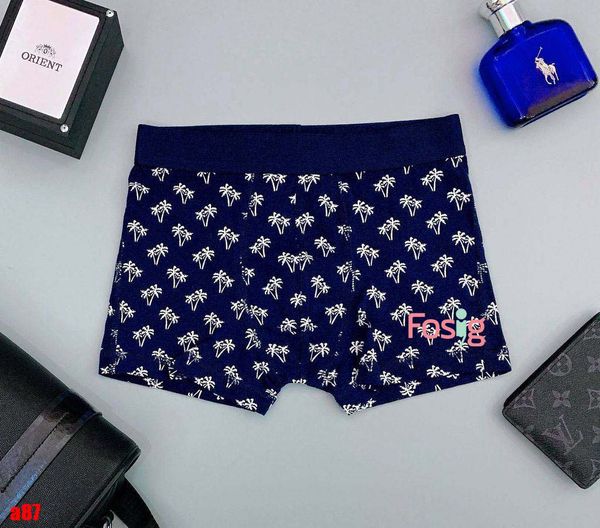  [ XS-L ] Quần boxer Nam HM  - Navy/Cây Dừa 