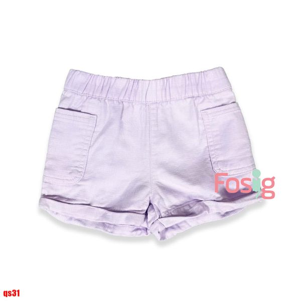  10-19kg; 26-28kg Quần Short Bé Gái GB-PL - Tím Nhạt 