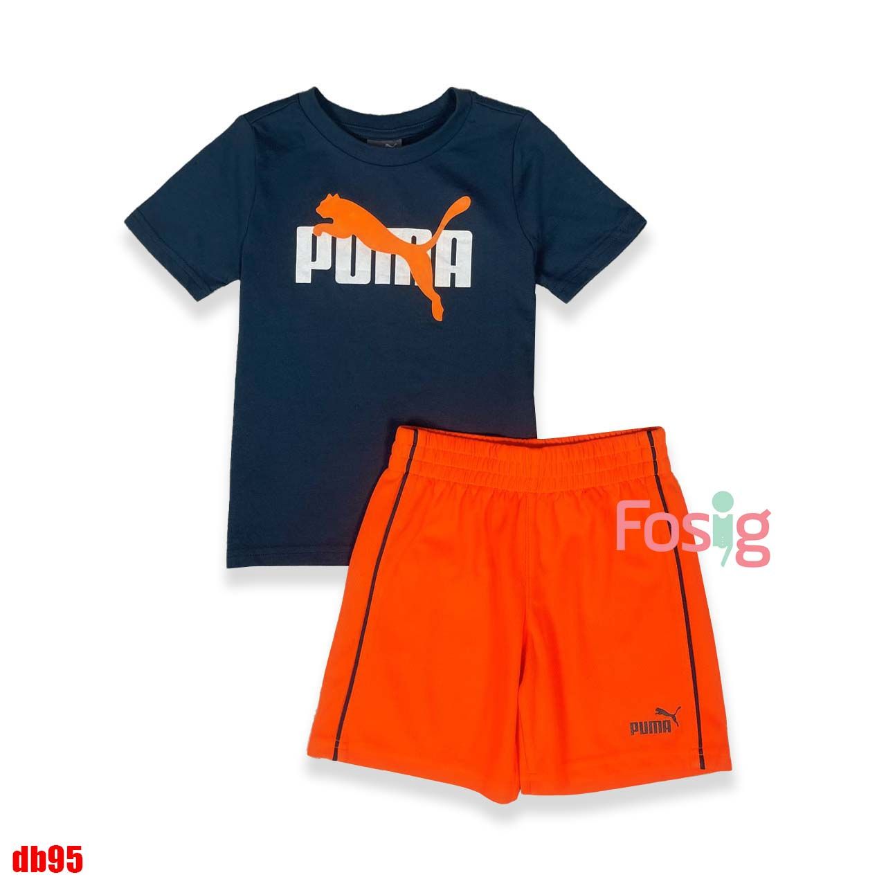 14-16kg Đồ Bộ tay ngắn bé trai thể thao thoáng mát PM- Xanh xám cam DB95