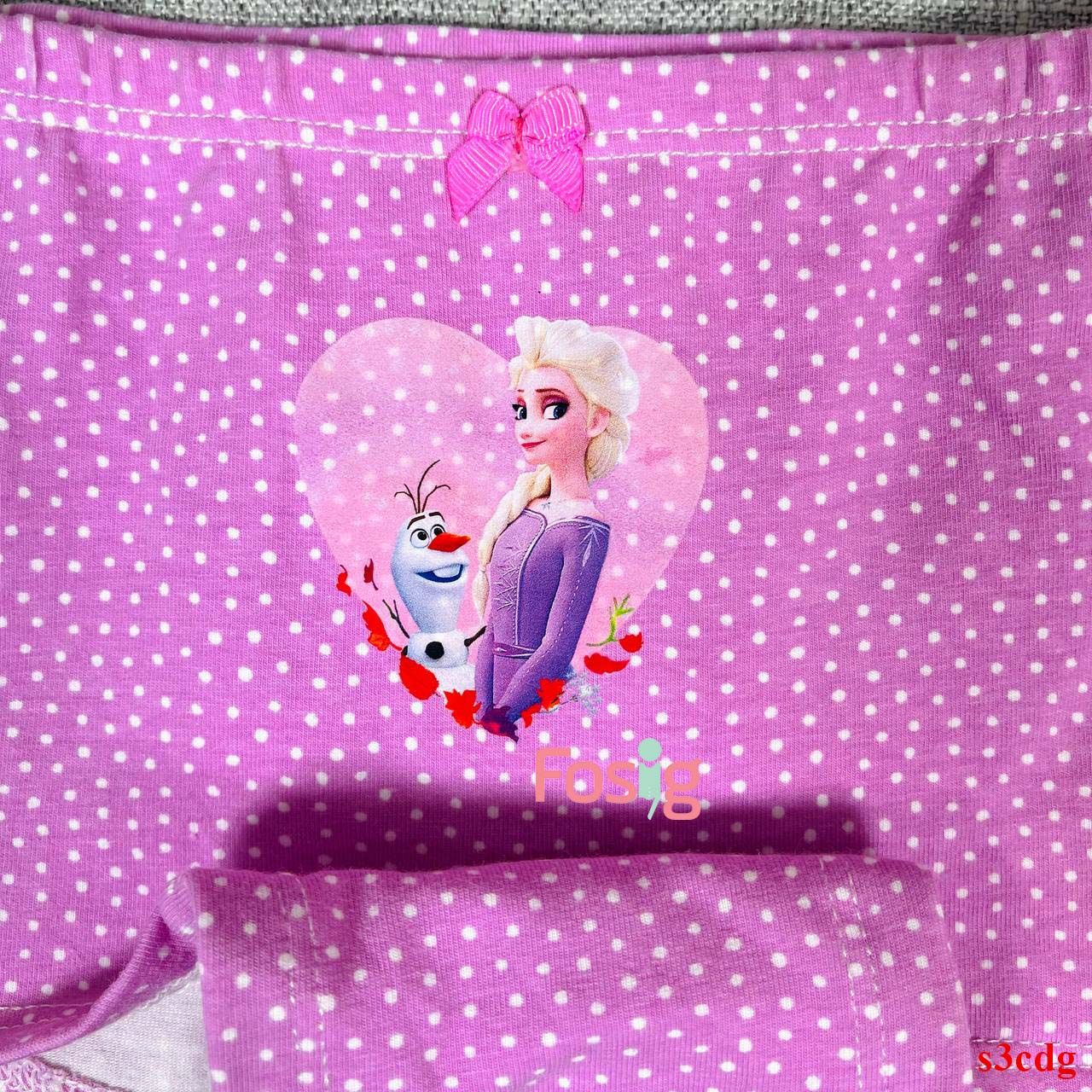 21-35kg Set 3 quần chip đùi bé gái KDT in họa tiết- Elsa S3CDG