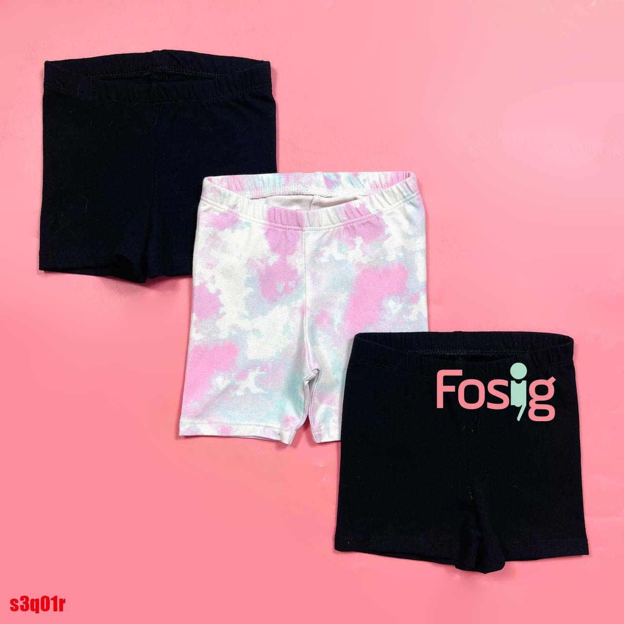 8-16kg Set 3 Quần thun legging lửng CJ cho Bé Gái- Set ngẫu nhiên